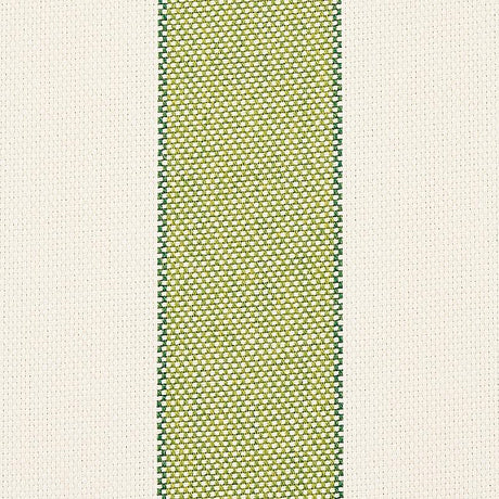 Schumacher Blumont Stripe Indoor/Outdoor Green Fabric