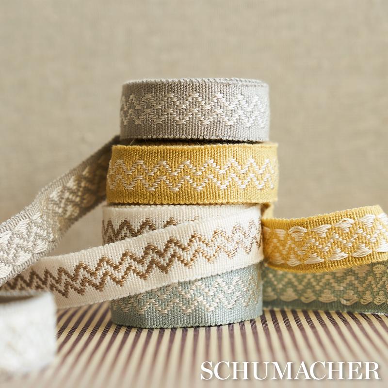 Schumacher Ebba Tape Dove Trim