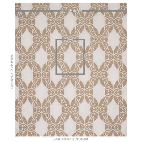 Schumacher Siljan Ivory Fabric