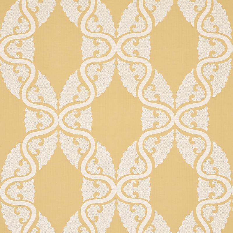 Schumacher Siljan Yellow Fabric