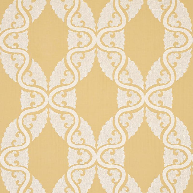 Schumacher Siljan Yellow Fabric