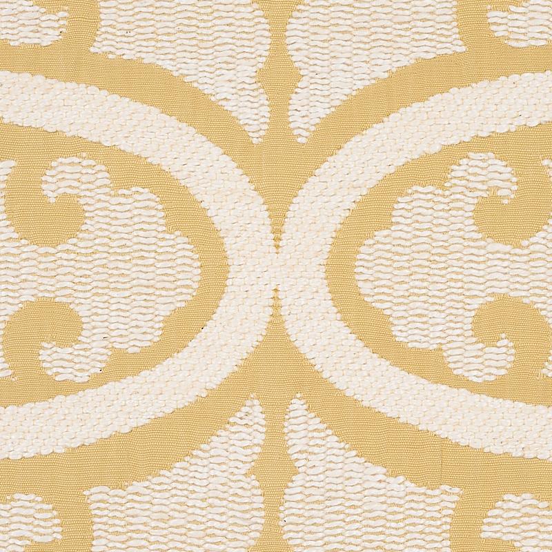 Schumacher Siljan Yellow Fabric