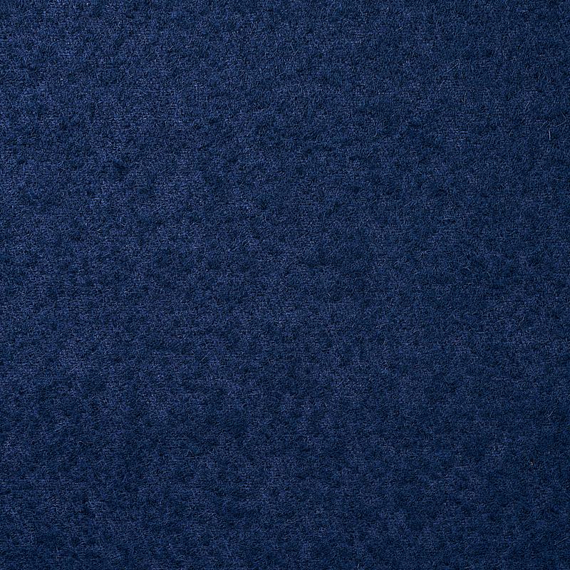 Schumacher Otti Silk Mohair & Wool Navy Fabric