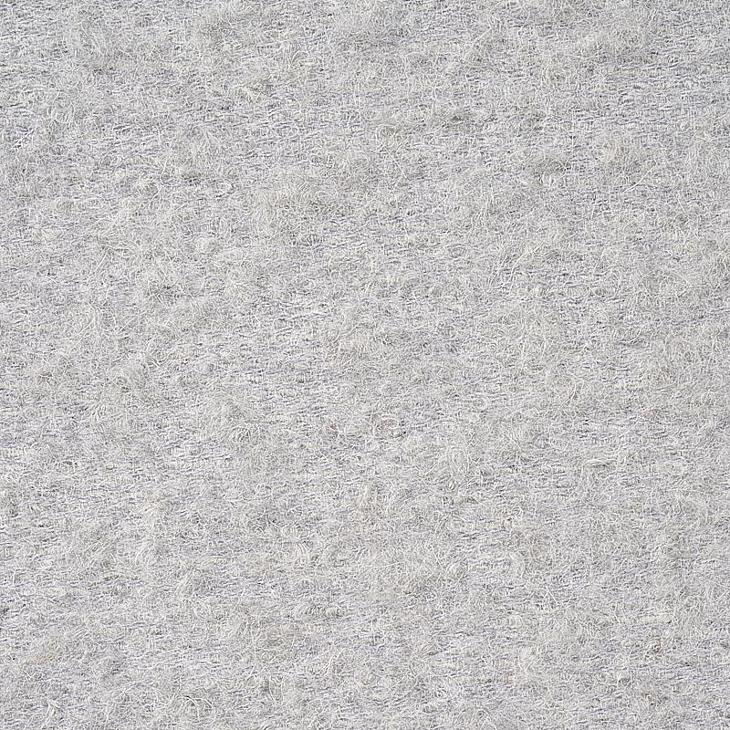 Schumacher Otti Silk Mohair & Wool Light Grey Fabric