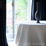 Schumacher Otti Silk Mohair & Wool Ivory Fabric