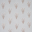 Schumacher Stora Embroidery Mineral Fabric