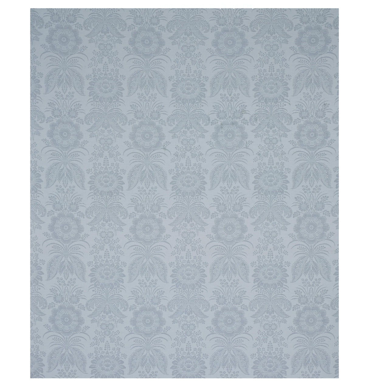 Schumacher Greta Damask Blue Fabric