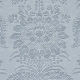 Schumacher Greta Damask Blue Fabric