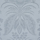 Schumacher Greta Damask Blue Fabric