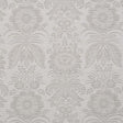 Schumacher Greta Damask Grey Fabric
