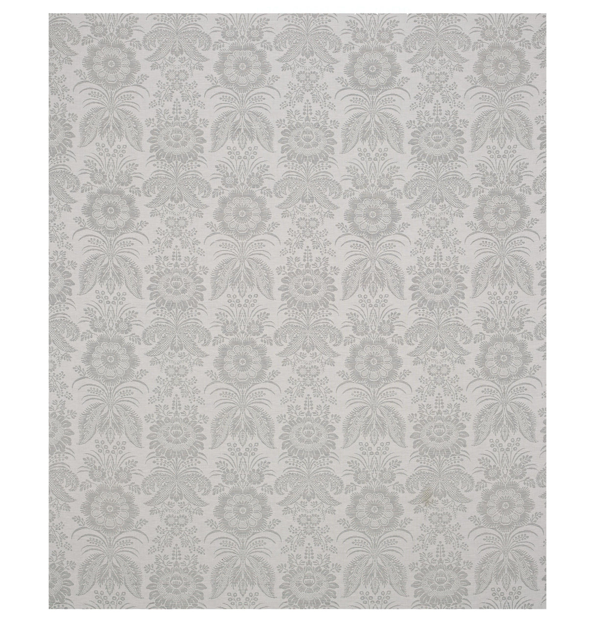Schumacher Greta Damask Grey Fabric