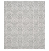 Schumacher Greta Damask Grey Fabric