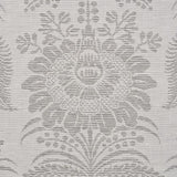 Schumacher Greta Damask Grey Fabric