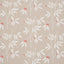 Schumacher Lilla Embroidery Ivory On Neutral Fabric