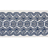 Schumacher Astrid Embroidered Tape Blue Trim
