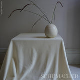 Schumacher Karla Fleeced Wool Ivory Fabric