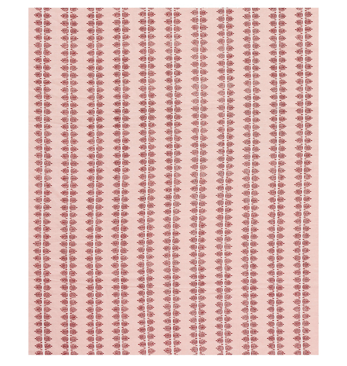 Schumacher Alva Hand Block Print Blush Fabric