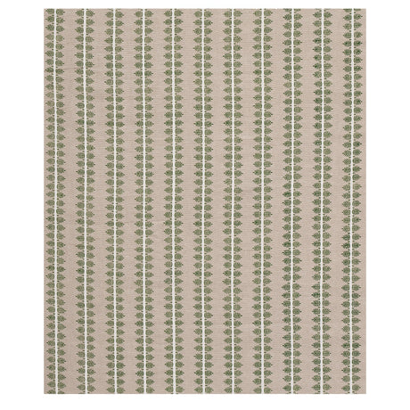 Schumacher Alva Hand Block Print Green Fabric