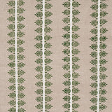 Schumacher Alva Hand Block Print Green Fabric