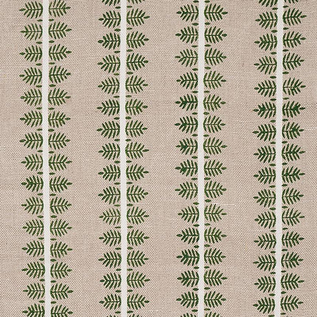 Schumacher Alva Hand Block Print Green Fabric