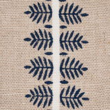 Schumacher Alva Hand Block Print Blue Fabric