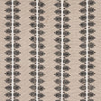 Schumacher Alva Hand Block Print Black Fabric