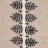 Schumacher Alva Hand Block Print Black Fabric