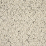 Schumacher Margarete Boucl Ivory On Charcoal Fabric