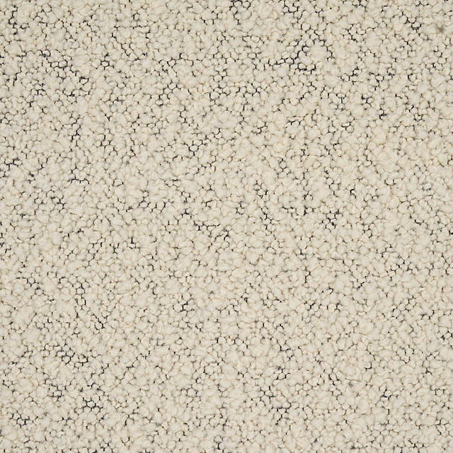 Schumacher Margarete Boucl Ivory On Charcoal Fabric