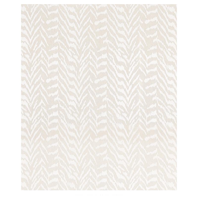 Schumacher Quincy Embroidery On Linen White Fabric