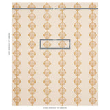 Schumacher Constantine Natural & Ochre Fabric