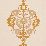 Schumacher Constantine Natural & Ochre Fabric
