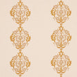 Schumacher Constantine Natural & Ochre Fabric