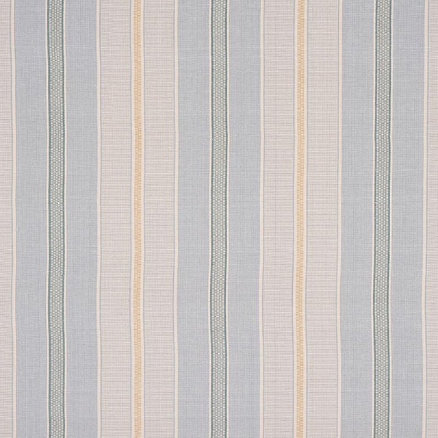 Schumacher Scoop Hand Woven Stripe Breeze Fabric