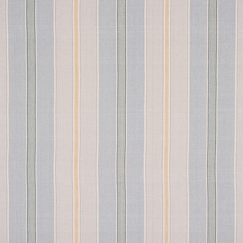 Schumacher Scoop Hand Woven Stripe Breeze Fabric