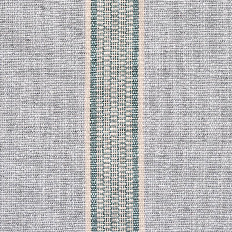 Schumacher Scoop Hand Woven Stripe Breeze Fabric