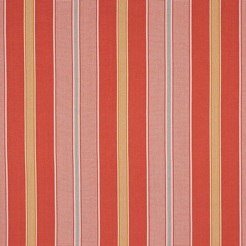 Schumacher Scoop Hand Woven Stripe Parasol Fabric