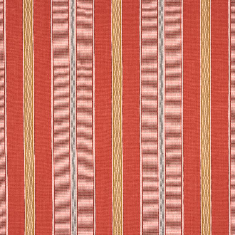 Schumacher Scoop Hand Woven Stripe Parasol Fabric