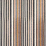 Schumacher Ripple Hand Woven Stripe Rockpool Fabric