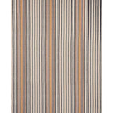 Schumacher Ripple Hand Woven Stripe Rockpool Fabric