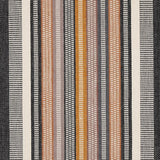 Schumacher Ripple Hand Woven Stripe Rockpool Fabric