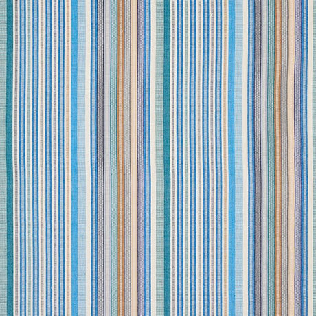 Schumacher Ripple Hand Woven Stripe Surf Fabric