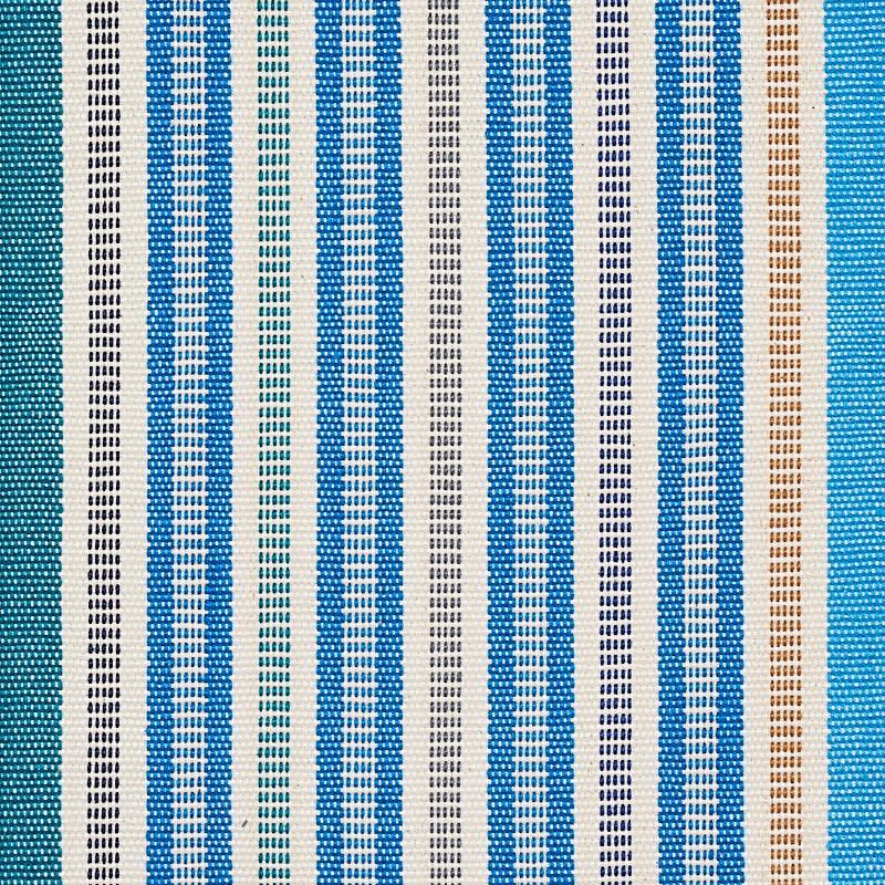 Schumacher Ripple Hand Woven Stripe Surf Fabric