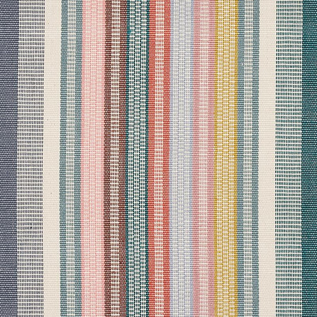 Schumacher Ripple Hand Woven Stripe Mineral Fabric