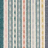 Schumacher Ripple Hand Woven Stripe Mineral Fabric