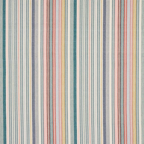 Schumacher Ripple Hand Woven Stripe Mineral Fabric