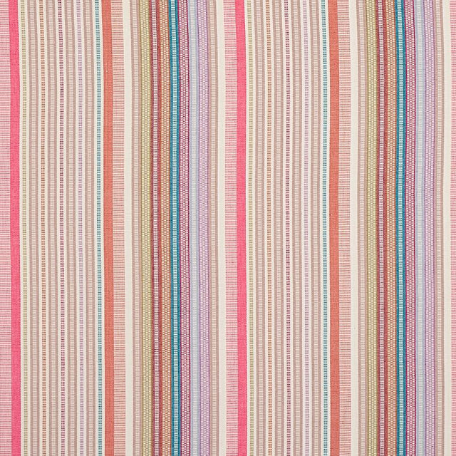 Schumacher Ripple Hand Woven Stripe Macaroon Fabric