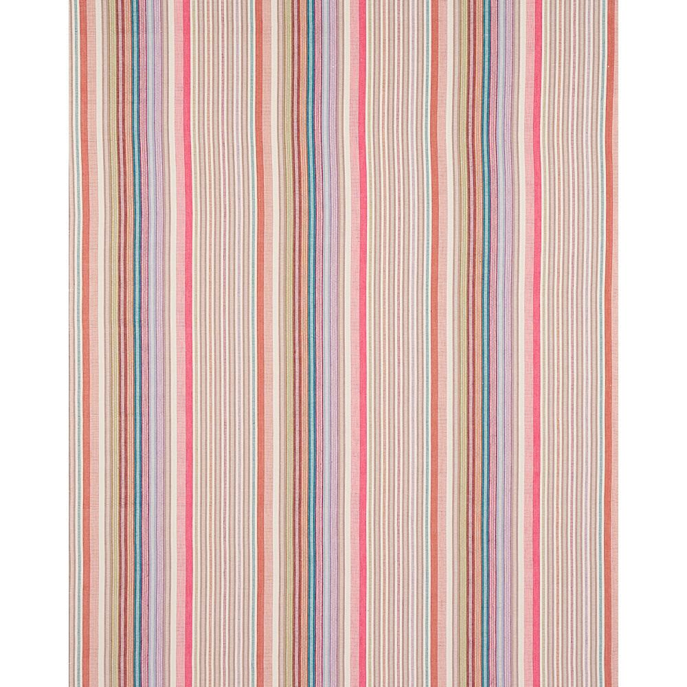 Schumacher Ripple Hand Woven Stripe Macaroon Fabric