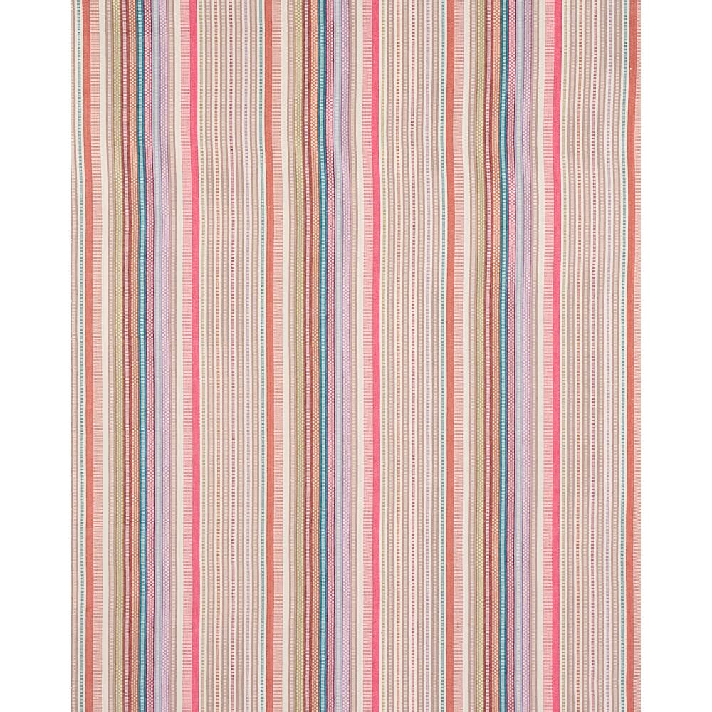 Schumacher Ripple Hand Woven Stripe Macaroon Fabric