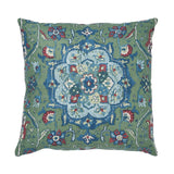 Schumacher Jade 20" x 20" Jahanara Carpet Pillow